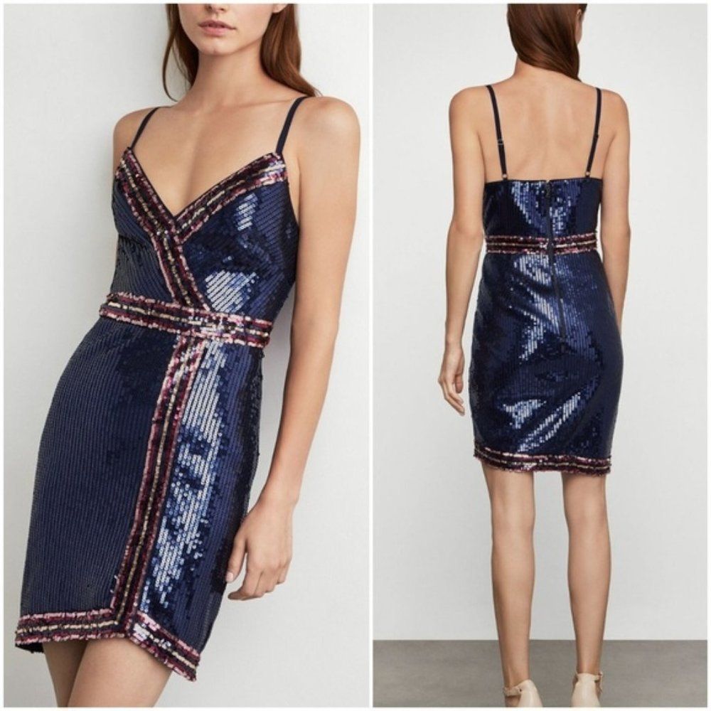 BCBGMAXAZRIA Sequin Mini Dress
